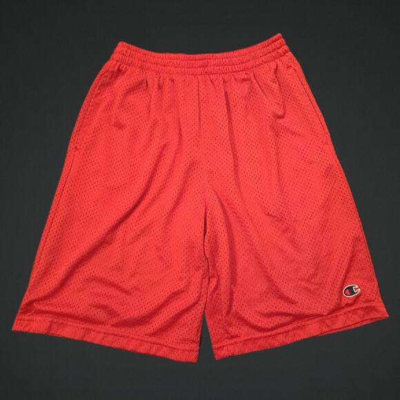 Champion Big Boys Red Athletic Basketball Shorts Size Medium - Picture 1 of 6
